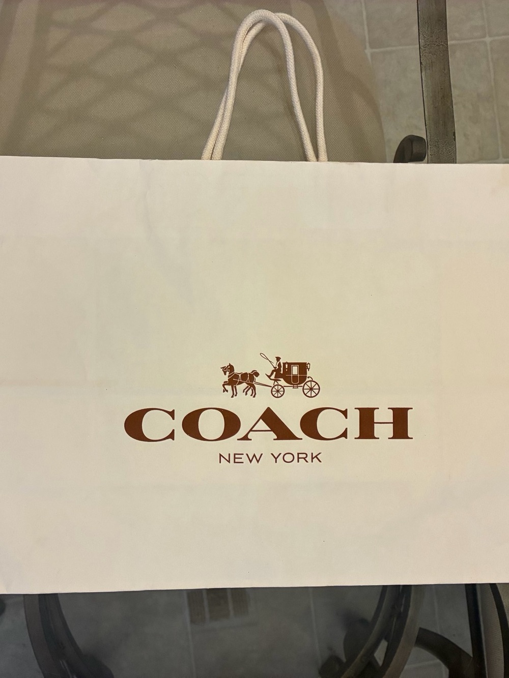 Coach Paper Shopping/Gift Bag 12x16